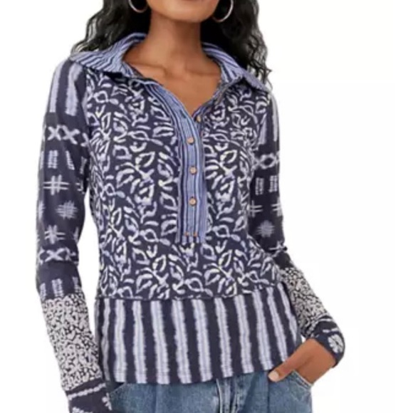 NWT Free People We The Free Shibori Dreams Top XS - Picture 12 of 13